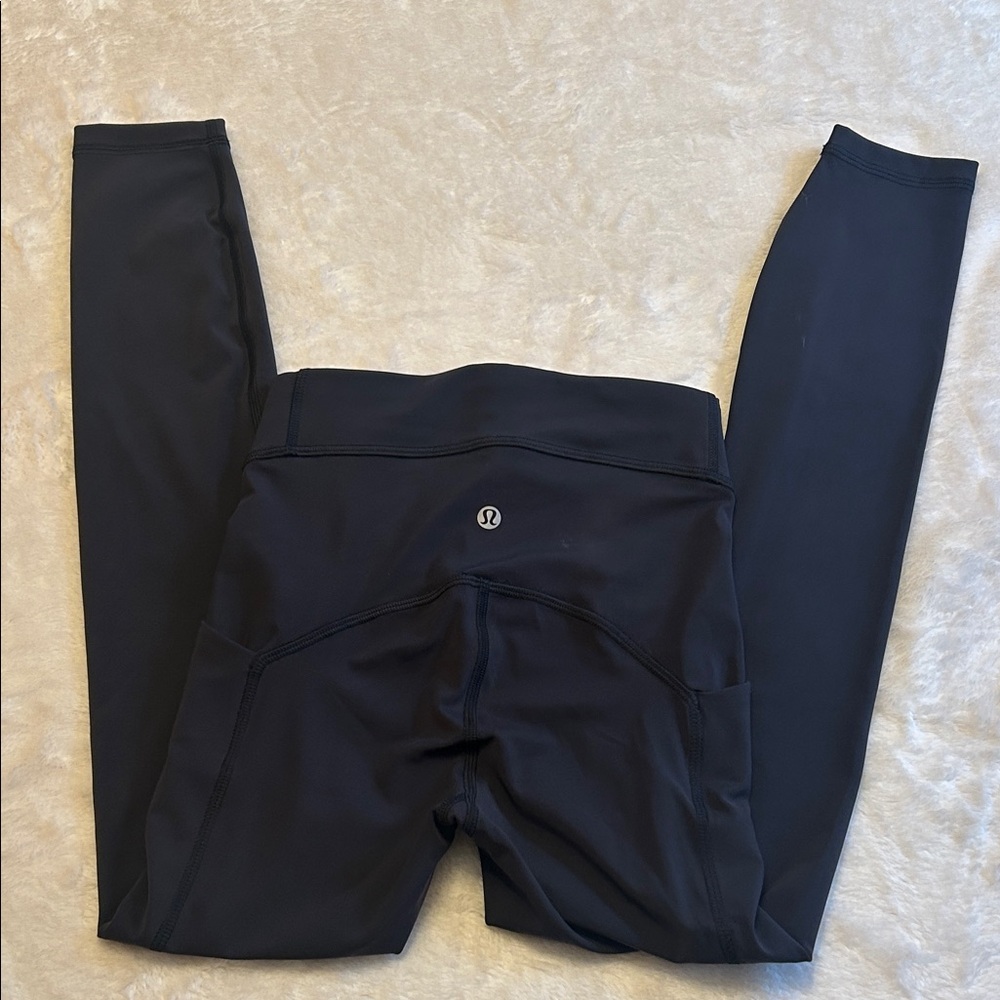 NWT lululemon Black Tights (Power Thru) - Picture 12 of 12